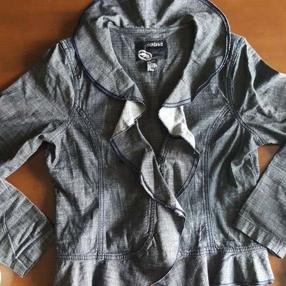 đť…şECKORED jean shirt / blazer - Picture 3 of 8
